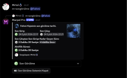 Son Görülme görseli
